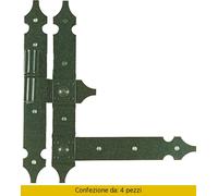 Mr Cas Cerniera Ferro Battuto 6244 cm 25 Pezzi 4 E6244 CM25