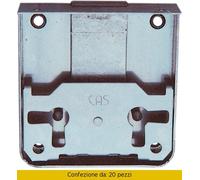 Mr Cas Serratura 1 / 2 Scatola per Mobili mm 35 Pezzi 20 22+CHIAVE