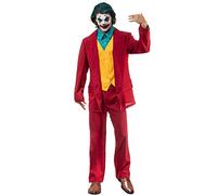Mr. Crazy Costume da Uomo Vestito da Film per i Fan di Joker Rosso Giallo - XL