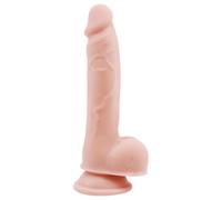 Mr. Dixx 7.6 - dildo realistico con testicoli e ventosa, color carne (19,5cm)