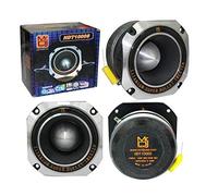 Mr. Dj HDT1000S - Tweeter ad alta compressione in titanio, 500 W, 10,2 cm, cromato