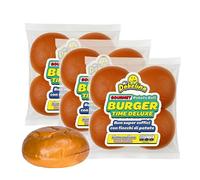 Mr.Dobelina Gourmet Potato Roll Buns, 3 Confezioni da 4x80g, 11cm, Bun Morbidi Made in Italy, Soffici e Gustosi, Ideali per Hamburger Americani, Smash Burger e Sandwich Creativi