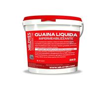 MR.DYES - Guaina Liquida Impermeabilizzante - Membrana Monocomponente Multisupporto, Vari Colori e Formati, Gomma Liquida per Tetti e Terrazzi. (6 KG, GRIGIO)