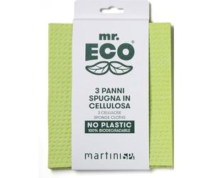 Mr.Eco Martinispa Panni Spugna In Cellulosa - 90 g