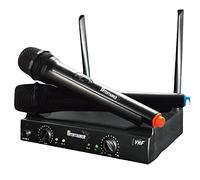 Mr Entertainer WY60D - Sistema microfonico wireless professionale doppio, perfetto per l'uso con macchine per karaoke