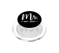 Mr. Est. 2027 Just Married Promosso To Mr, Mrs Wedding PopSockets PopGrip per MagSafe