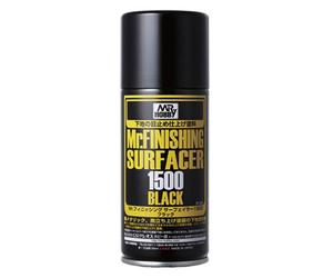 Mr.Finisning Surfacer 1500 Black Spray (170 ml) B526 - mrhobby modellismo
