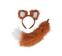 Mr Fox Orecchie e Coda Set Scuola Libro Settimana Costume Accessorio Nuovo