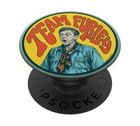 Mr.Furley Team Furley Retro Three's Company Funny Throwback PopSockets PopGrip Adesivo