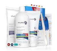Mr. Fuss® No. 1 - Set per la cura delle mani e dei piedi - Advanced Pack - 4 pezzi - Rimozione cuticole - Rapido e forte effetto ammorbidente, soluzione, balsamo, ovatta, strumenti