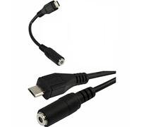 Mr Gadget Solutions® - Cavo adattatore audio da micro USB 5 pin maschio a 3,5 mm femmina