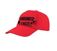 Mr. Gadgets Cappellino con Visiera Addio al Celibato-Sposo e Amici della Sposo- (Condannato a Nozze)