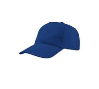 Mr. Gadgets Cappello per Bambini con Visiera - Regolabile 100% Cotone - Padel Baseball Tennis Sport e Tempo Libero (Blu Royal)