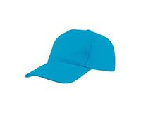 Mr. Gadgets Cappello per Bambini con Visiera - Regolabile 100% Cotone - Padel Baseball Tennis Sport e Tempo Libero (Turchese)