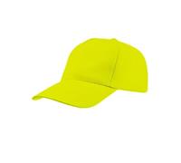 Mr. Gadgets Cappello Unisex con Visiera - Regolabile 100% Cotone - Padel Baseball Tennis Sport e Tempo Libero (Giallo Fluo)