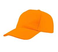 Mr. Gadgets Cappello Unisex con Visiera - Regolabile 100% Cotone - Padel Baseball Tennis Sport e Tempo Libero (Arancione Fluo)