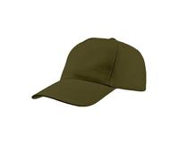 Mr. Gadgets Cappello Unisex con Visiera - Regolabile 100% Cotone - Padel Baseball Tennis Sport e Tempo Libero (Verde Oliva)