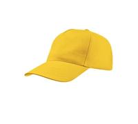 Mr. Gadgets Cappello Unisex con Visiera - Regolabile 100% Cotone - Padel Baseball Tennis Sport e Tempo Libero (Giallo)