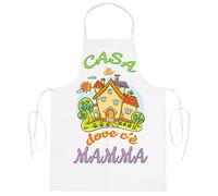 Mr. Gadgets Grembiule da Cucina-Festa della Mamma-Regalo simpatico- (Casa è dove c'è mamma Color)