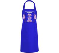 Mr. Gadgets Grembiule da Cucina Personalizzabile con foto e scritta (BLU ROYAL)