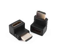 Mr. Gadget's Solutions Adattatore HDMI Maschio a Femmina, Adattatore HDMI ad Angolo Verticale di 90 e 270 Gradi, connettori per TV, Laptop, Monitor