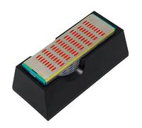Mr.Gadget's Solutions Blocco diamantato per affilare 4 lati, 4 gradi, uso bagnato o asciutto, con base antiscivolo 22 x 17 x 10 cm