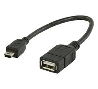 Mr. Gadget's Solutions Cavo adattatore mini USB OTG per fotocamere digitali, da USB A femmina a mini USB B a 5 pin maschio