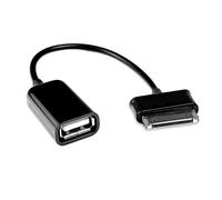 Mr. Gadget's Solutions® Cavo adattatore USB OTG compatibile con Samsung Galaxy TAB 30 pin (nero) - collega dispositivi USB a chiavette Samsung Galaxy Tab, mouse, tastiere