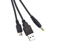 Mr Gadget's Solutions - Cavo USB 2 in 1 ricaricabile per PSP 1000/2000/3000