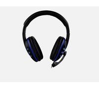 Mr.Gadget's Solutions Cuffie da gioco con microfoni compatibili con PC/Laptop PS-4 Xbox One PS-5 cuffie LED USB - Blu