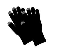 Mr.Gadget's Solutions Guanti invernali per touchscreen per uomo e donna, caldi, resistenti e perfetti per attività all'aperto, ciclismo, escursionismo e utilizzo con smartphone, Nero , Etichettalia