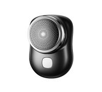 Mr. Gadget's Solutions Mini rasoio elettrico portatile, mini rasoio elettrico da uomo, ricaricabile, facile da usare con un solo pulsante, adatto per casa, auto, viaggi, regalo per la festa del papà