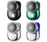 Mr. Gadget's Solutions Mini rasoio USB ricaricabile tascabile portatile rasoio elettrico per gli uomini