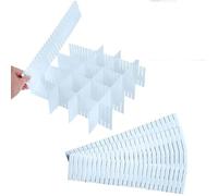 Mr.Gadget's Solutions Organizer per cassetti ad incastro, 4 pezzi, divisori in plastica per armadio, scrivania o bagno