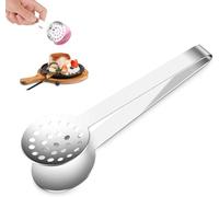 Mr. Gadget's Solutions - Pinza per spremere bustine di tè, in acciaio inox, antiscivolo, da 15,2 cm, mini pinza da portata per bustine di tè e cubetti di zucchero