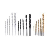Mr. Gadget's Solutions - Set di 9 punte per trapano miste, HSS, muratura e legno, da 5 mm a 8 mm, uso universale