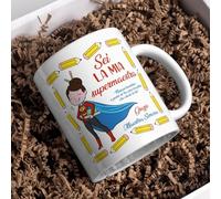 Mr. Gadgets Tazza Super Maestra personalizzabile con nome- Tazza regalo (Maestra Mora)
