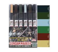 Mr. Hobby GMS-127 Gundam Marker MSV Set 6 Colori