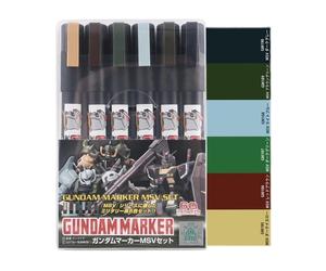 Mr. Hobby GMS-127 Gundam Marker MSV Set 6 Colori