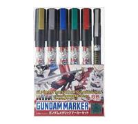 Mr. Hobby GMS121 Gundam Marker Gundam Metallic Marker Set (6 Colori)