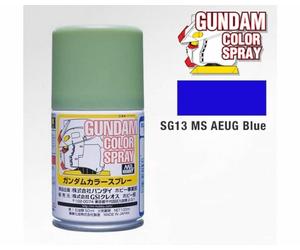 Mr.Hobby Gundam Color Spray Semi Gloss MS AUEG Blue (100ml) SG13 modellismo