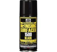 MR HOBBY GUNZE PRIMER Mr FINISHING SURFACER 1500 BLACK 170ml B526