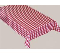 Mr.Hule, Tovaglia in tela cerata Vichy rossa 200 x 140 cm, tovaglia 100% PVC antimacchia, tovaglia Vichy impermeabile e resistente a tutti i tipi di liquidi
