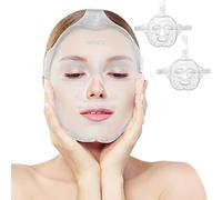 MR.ICE 2-Pack Reusable Face Ice Pack | Hot & Cold Gel Compress for Face Swelling, Puffy Eyes, Sinus Relief, Headaches & Stress | Freezer Cooling Mask