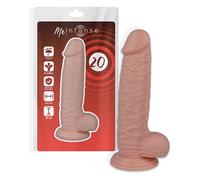 Dildo realistico mr intense 20 20 cm - Profondità: 80 mm, Couleur: Nude, Rayon: Couple, Lunghezza: 300 mm, Larghezza: 170 mm