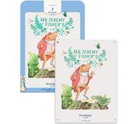 Flopsy Coniglietto Da Beatrix Potter Autorizzato Grande Acciaio Insegna