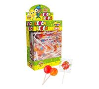 CASA DEL DOLCE Magic Lollies Piatto, Lecca Lecca al Gusto Frutta, Box da 200 Pezzi, Incartati Singolarmente, Senza Lattosio e Glutine, Idee Regalo per Feste