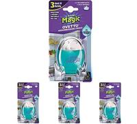 Mr Magic, Ovetto Assorbiodori Frigo, con Bicarbonato e Sale Marino, Mantiene Inalterato l'Aroma dei Cibi, Durata fino a 3 Mesi, Pacco da 4