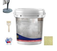 Mr Material 1 Rust Paint, Mr Material Floor Paint, Mr.Material 1 Epoxy Floor PaintS, Epoxy Colored Sand FloorPaint, Quick-Dry Anti-Slip Water-Based FloorPaint, for Interior Exterior (Lemon Yellow)