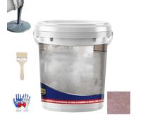Mr Material 1 Rust Paint, Mr Material Floor Paint, Mr.Material 1 Epoxy Floor PaintS, Epoxy Colored Sand FloorPaint, Quick-Dry Anti-Slip Water-Based FloorPaint, for Interior Exterior (Pink)